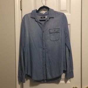 Denim button up shirt